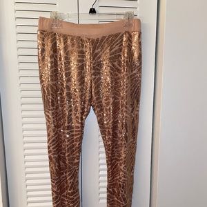 Sequined Legging Pants